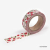 Raspberry - Dailylike Fruits deco masking tape set of 4