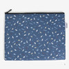 Large - Laminated cotton fabric zipper pouch - Universe