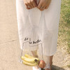 Wanna This La vie est belle PVC Clear tote bag