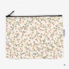 Medium - Laminated cotton fabric zipper pouch - Citrus farm