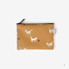 Small - Laminated cotton fabric zipper pouch - Alley cat