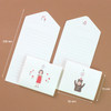 Size of Happy folded letter card set