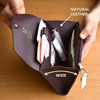 Natural leather - Allday mate genuine cowhide leather clutch wallet