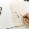 Intro - O-check Light travel daily planner notebook