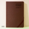 Choco brown - 2019 Simple dated daily large planner