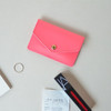 Scarlet pink - Lovelyborn synthetic leather card case holder