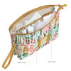 Monopoly Enjoy journey travel large mesh zipper pouch