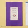 Violet blossom - Ardium 2019 Flower pattern dated monthly journal agenda