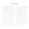 Yearly plan - 2019 Dear moon large dated weekly diary
