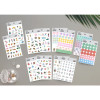 Everyday deco clear sticker set