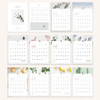 Monthly calendar - 2019 Slow life wall calendar