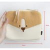 Size - ROMANE My rolly face cotton zipper pouch