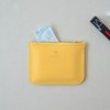 Mint yellow - Lovelyborn daily zipper flat small pouch
