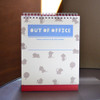 Out of office - 2019 Heart spiral bound desk calendar