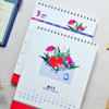 2019 Heart spiral bound desk calendar