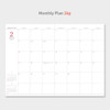 Monthly plan - 2019 Edit large dated weekly diary planner