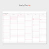 Yearly plan - 2019 Edit large dated weekly diary planner