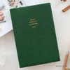 Bottle green - 2019 Edit large dated weekly diary planner