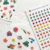 N.IVY Mercibloom transparent clear deco sticker set