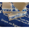 UNIVERSAL CONDITION Warning fragile safe message blue packing tape