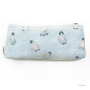 Penguin - O-check Pattern cotton pencil case pouch