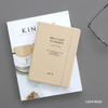 Light beige - 2019 Brilliant simple dated weekly planner
