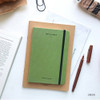 Green - The time planner small undated daily diary agenda ver3