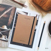 Beige - The time planner small undated daily diary agenda ver3