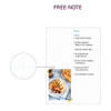 Free note - Rainbow dateless weekly diary planner