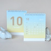 Jam studio 2019 Sunset gradation desk flip calendar