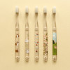 Colorful patterned illustration toothbrush