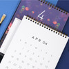 Simple calendar - 2019 But today spiral standing desk calendar