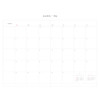 Monthly - 2019 Object small dated monthly planner