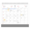 2NUL 2019 Note spiral desk flip calendar