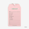Peach - Le petit marche checklist ring notepad