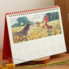 2019 Calendar - Indigo 2019 Fairy tales coloring desk calendar