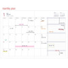 Monthly plan - 2019 Appointment free dated daily diary