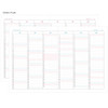 Yearly plan - 3AL Hello 2019 small dated weekly agenda scheduler