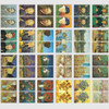 48 sheets - NACOO Vincent Van Gogh Mini Label Sticker Pack