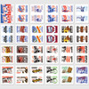 Pack of 96 stickers - NACOO Vintage 3 Mini Label Sticker Pack