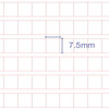 Grid size - Ardium 400 Squared manuscript paper notepad