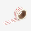 Dailylike Deco 25mm single roll masking tape - Name tag 2