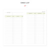 Checklist - Bonne route lovable trip travel planner note 