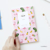 Flamingo - Bonne route lovable trip travel planner note 