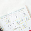 Monthly plan - Bonne route lovable trip travel planner note 