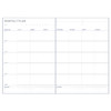 Monthly plan - All about the project dateless weekly planner 