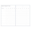 Yearly project plan - All about the project dateless weekly planner 