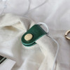 Example of use - Classic cowhide leather earphones cable winder organizer