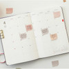 Pink - Note small sticky memo set for monthly and weekly plan