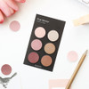 Rose pink - Round small sticky notepad for monthly and weekly plan